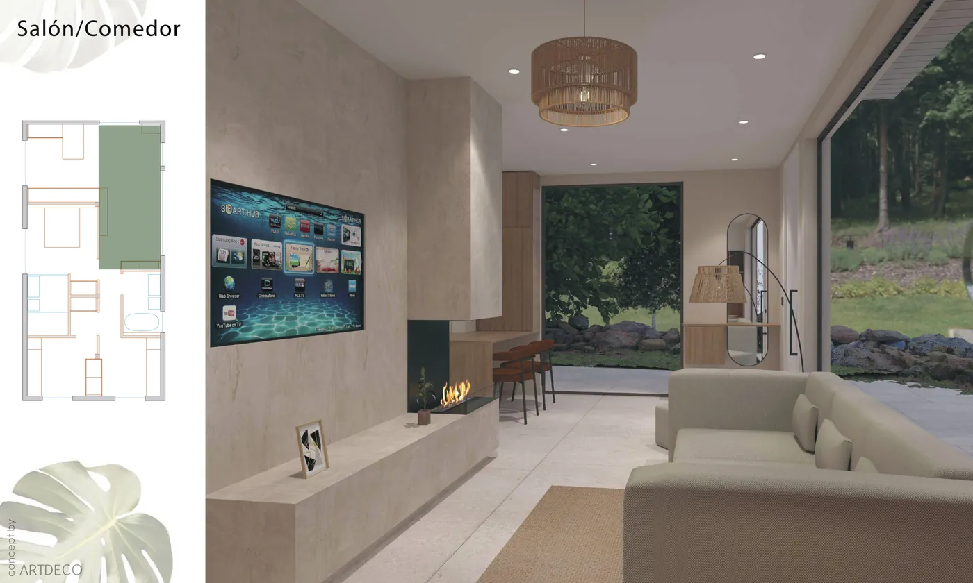 Salon Comedor Vista 3