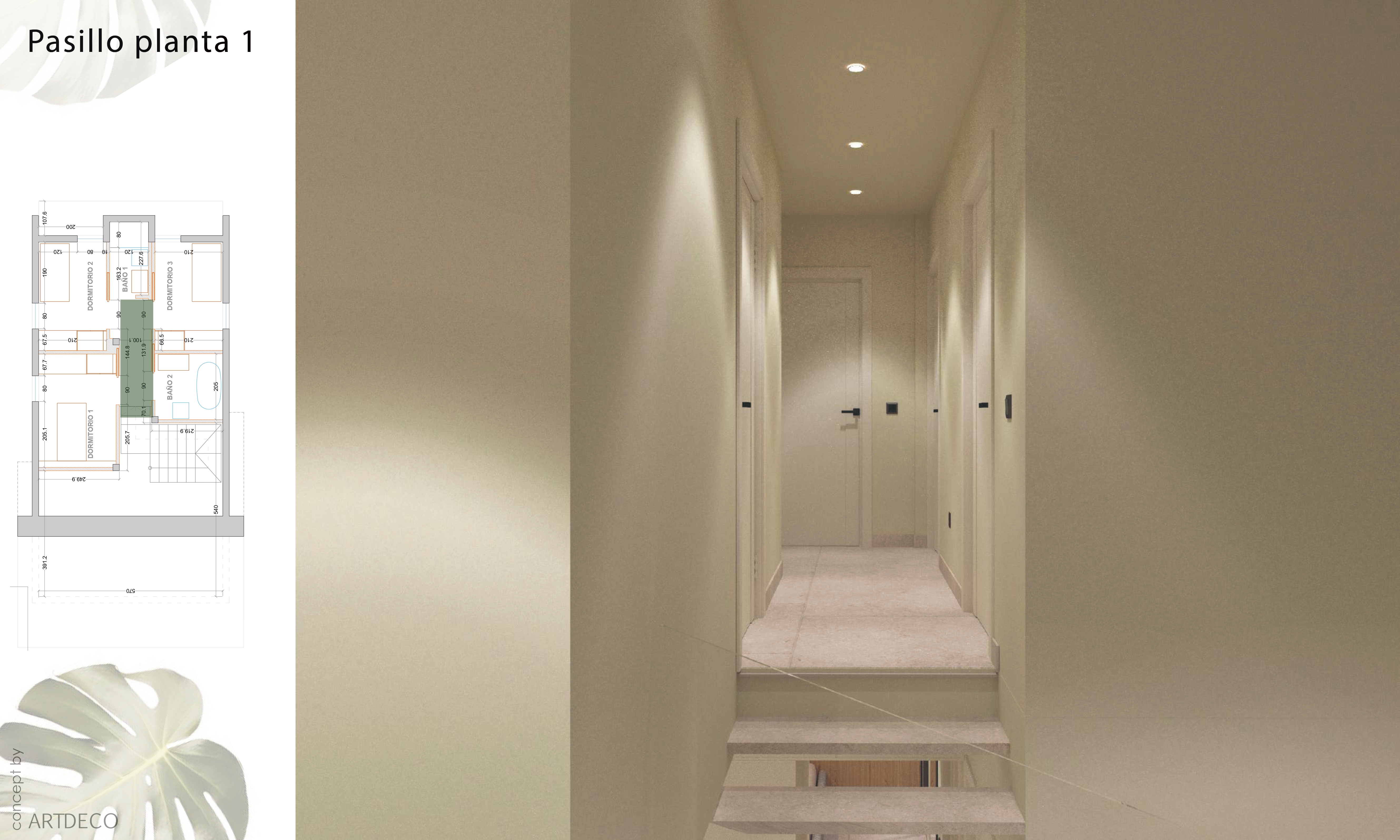 Pasillo Planta 1